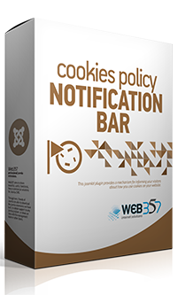 Everything you need for your Cookies Policy Notification Bar on your Joomla! Website so as to be GDPR Ready and reliable.